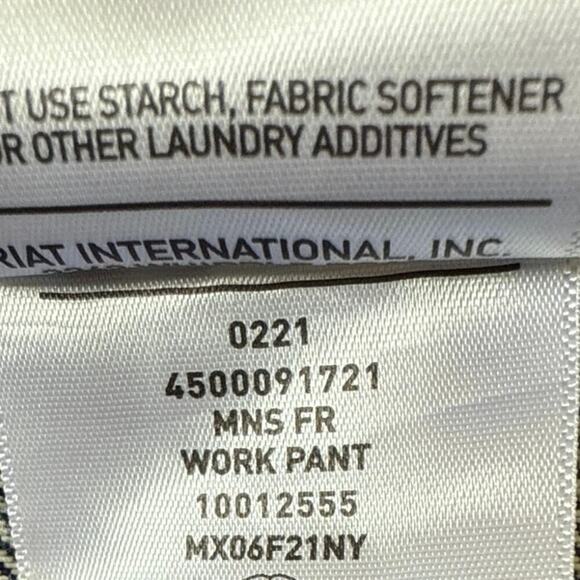 Ariat Jeans Mens 42x30 FR M4 Relaxed Low Rise Boot Cut Dark Wash Denim Work EUC - Picture 15 of 16